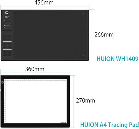 HUION Inspiroy Giano G930L Wireless Graphics Drawing Tablet with Smart Mini LCD Screen and PW517 8192 Levels Pressure Battery-Free Stylus, 13.6 inches Bluetooth Digital Pen Tablet in Saudi Arabia