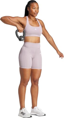 حمالة صدر Powerimpact Training متوسطة الدعم للسيدات من Adidas، أسود، (صغير) C/D in Saudi Arabia