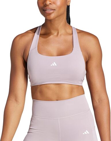 حمالة صدر Powerimpact Training متوسطة الدعم للسيدات من Adidas، أسود، (صغير) C/D in Saudi Arabia