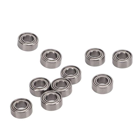 10Pcs 10x5x4mm Standard Size Steel RC Ball Bearing Set for ZD Racing 10421 S, Durable and Practical Accessory Part Kit for Stable and Safe RC Car Running Performance in Saudi Arabia