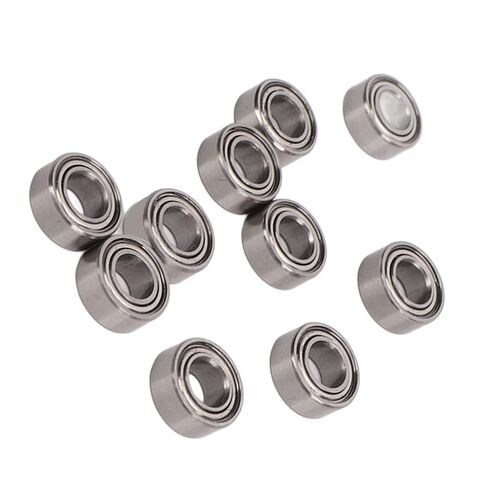 10Pcs 10x5x4mm Standard Size Steel RC Ball Bearing Set for ZD Racing 10421 S, Durable and Practical Accessory Part Kit for Stable and Safe RC Car Running Performance in Saudi Arabia
