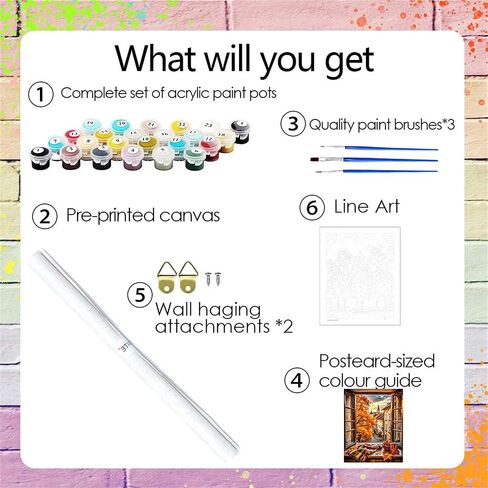 Adult Paint by Number Kits,The Theme of Colorful Parrots,Paint by Numbers Kit for Adults Beginner, Relaxing DIY Paint by Numbers kit for Adults,Acrylic Painting for Gift Home Wall Decor (16×20in) in Saudi Arabia