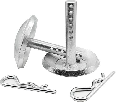 (2/حزمة) 2208864 2205071 أقدام أحذية تزلج على الجليد مع دبابيس كوتر سريعة الفك، استبدال دبوس قابل للتعديل وقاعدة مقاومة للانزلاق من الصلب المقوى لمحراث الثلج in Kuwait