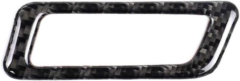 Car Dashboard Panel Main Driver Air Vent Upper Sticker Compatible with Cadillac XT5 2016-2025 XT6 2020-2025 Carbon Fiber Auto Accessories Black in Saudi Arabia