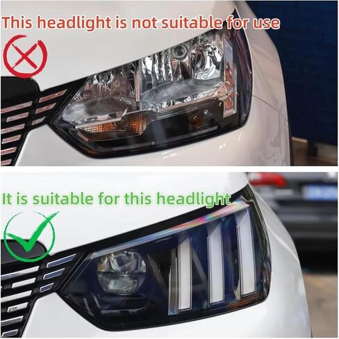 Auto Parts Replacement Transparent PC Headlight Housing for Peugeot 2008 2022 2023 2024(Right) in Saudi Arabia