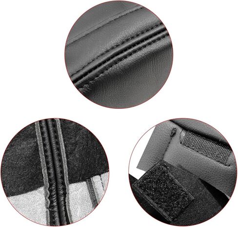 GXARTS Driver Side Top Lean Back Replacement Leather Seat Cover Black Compatible with Honda Accord Sedan 4 Door 2008 2009 2010 2011 2012 in Saudi Arabia