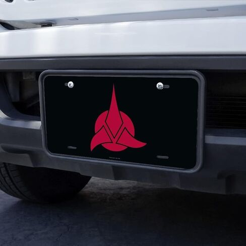 GRAPHICS & MORE Star Trek Klingon Shield Novelty Metal Vanity Tag License Plate in Saudi Arabia