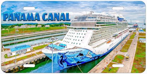 Cruise Panama Canal Novelty Car Auto License Plate in Saudi Arabia