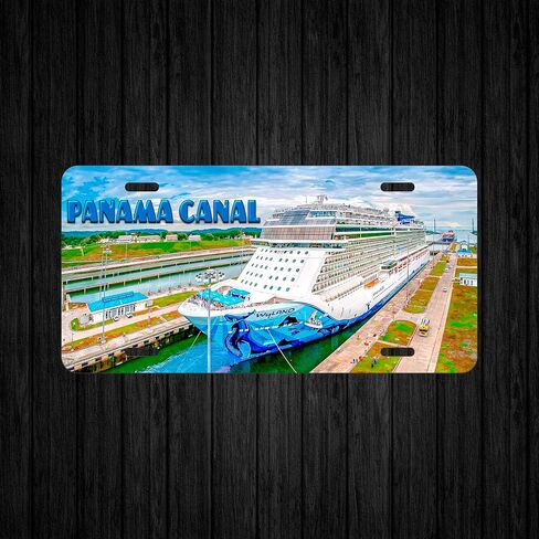 Cruise Panama Canal Novelty Car Auto License Plate in Saudi Arabia