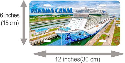 Cruise Panama Canal Novelty Car Auto License Plate in Saudi Arabia