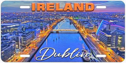 Ireland Capital City Novelty Car Auto License Plate in Saudi Arabia