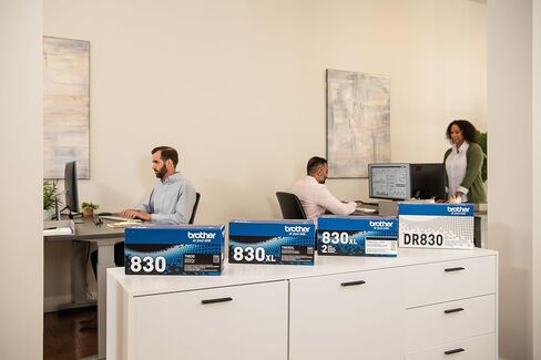 خرطوشة حبر طابعة Brother حقيقية TN830XL ​​2PK سوداء عالية الإنتاجية - عبوة من قطعتين - طباعة ما يصل إلى 3000 صفحة لكل منها (1) in Kuwait