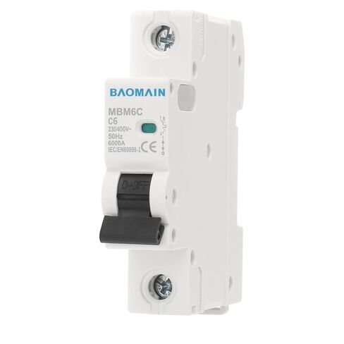 Baomain DZ47-63 1 Pole MCB قاطع دائرة مصغر AC 230V 400V C6/C10/C16/C20/C25/C32/C40/C50/C63 MCB (20 أمبير) in Saudi Arabia