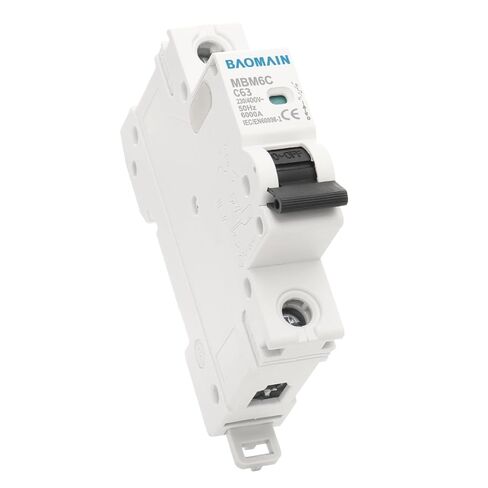 Baomain DZ47-63 1 Pole MCB قاطع دائرة مصغر AC 230V 400V C6/C10/C16/C20/C25/C32/C40/C50/C63 MCB (20 أمبير) in Saudi Arabia