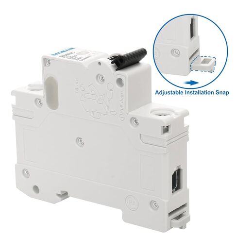 Baomain DZ47-63 1 Pole MCB قاطع دائرة مصغر AC 230V 400V C6/C10/C16/C20/C25/C32/C40/C50/C63 MCB (20 أمبير) in Saudi Arabia