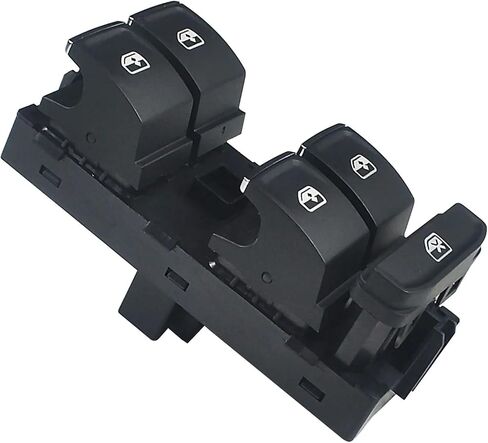 Window Control Switch For For G&olf For MK7 For Passat For B8 5G0959857 Red/White Light Electric Power Window Main Control Button Switch Car Push Button Switches(ElectroplateWhite) in Saudi Arabia