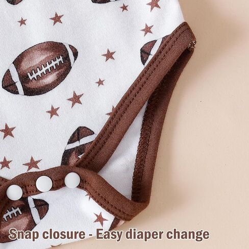 Chichoo Infant Baby Football Baseball Soccer Sport Jersey Outfit Costume Bodysuit Interlock 195 Gsm 0-24 Months in Kuwait