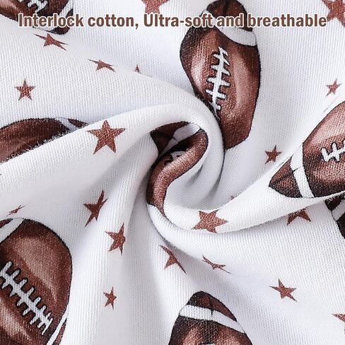 Chichoo Infant Baby Football Baseball Soccer Sport Jersey Outfit Costume Bodysuit Interlock 195 Gsm 0-24 Months in Kuwait