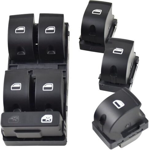 Window Control Switch for A4 for B6 for A4 for B7 2003-2008 Car Electric Power Master Window Switch Button Car Accessories 8E0959851B 4F0959855A Car Push Button Switches(Master Switch) in Saudi Arabia