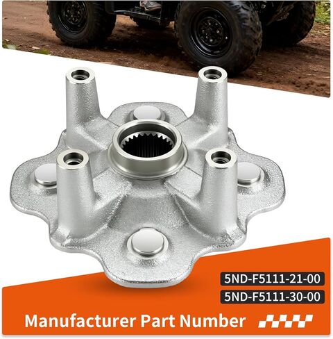 Front Left/Right Hub for Yamaha Kodiak Bruin Wolverine Grizzly Big Bear 350 400 450 YFM350 YFM400 YFM450 2003-2014 5ND-F5111-21-00 in Saudi Arabia