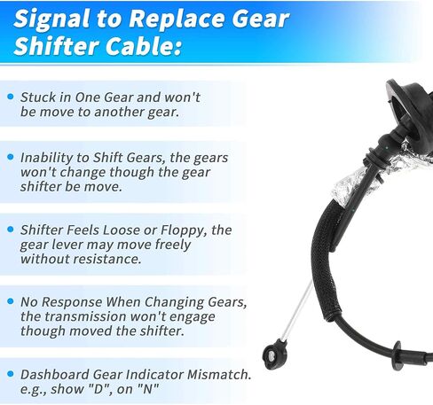 No.7L2Z7E395A Automatic Transmission Gear Shift Cable for Ford Explorer 4DR for Explorer Sport Trac 07-10 for Mercury Mountaineer 2006-2010 4.0L 4.6L 5 Speed Auto Trans A/T Cable in Saudi Arabia