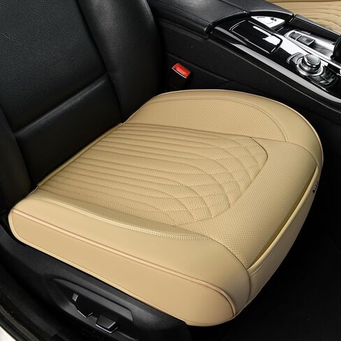 KAYI Car Seat Cover, Memory Foam Car Seat Cushion, Non-Slip Bottom Breathable Car Seat Cover, Relieve Tailbone Pain, Car Seat Protector, Suitable for 95% of Vehicles (Black, 2 Pack) in Saudi Arabia