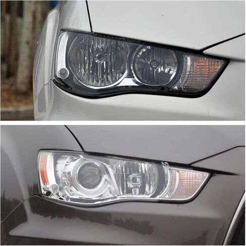 Auto Headlight Housing Waterproof Cover Headlight Housing Lampshade for Mitsubishi for Outlander EX 2010 2011 2012(Right) in Saudi Arabia
