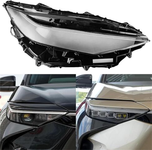 Car Accessories Headlight Housing Headlight Glass Housing Lampshade for Toyota BZ4X BZ4 2021 2022 2023(Left) in Saudi Arabia