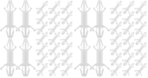 100pcs PCB Board Circuit Board Spacers, Reverse Locking Circuit Boards Support Standoff Fixed Clips B Board Circuit Standoff Plastic Spacers in Kuwait