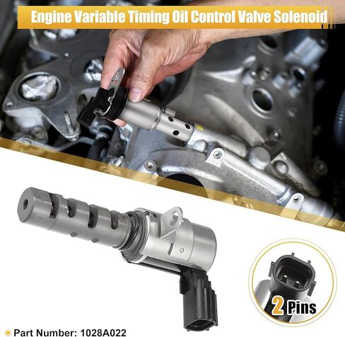 X AUTOHAUX 1028A022 Engine Variable Valve Timing Solenoid VVT for Mitsubishi Outlander ES SE 2008-2010 2.4L for Mitsubishi Lancer 2008-2010 2.0L in Saudi Arabia