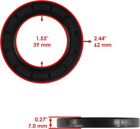 Caltric Axle Rear Hub Bearings Compatible with Yamaha Raptor 90 YFM90 2016-2023 / YFZ50 2017-2023 / Grizzly 90 YFM90 2019-2023 in Saudi Arabia