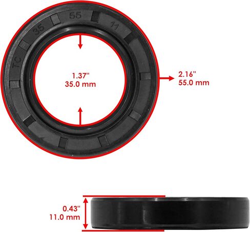 Caltric Axle Rear Hub Bearings Compatible with Yamaha Raptor 90 YFM90 2016-2023 / YFZ50 2017-2023 / Grizzly 90 YFM90 2019-2023 in Saudi Arabia