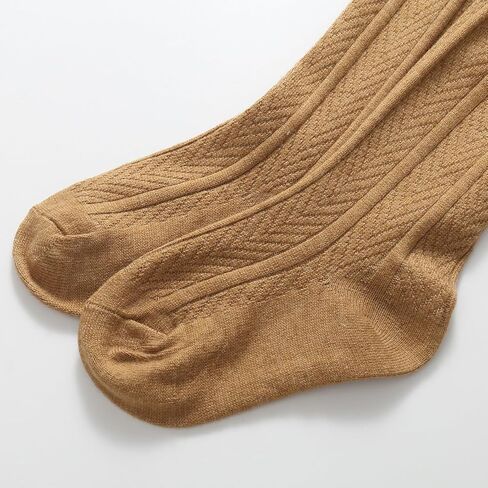 Bafeicao 3/4/5 Pack Toddler Baby Girls Tights Cable Knit Leggings Stockings Little Girl Cotton Pantyhose in Kuwait