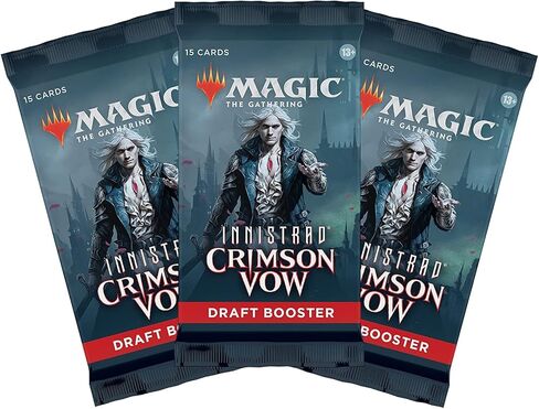 السحر: The Gathering Innistrad: Crimson Vow 3-Booster Draft Pack | 45 بطاقة سحرية in Saudi Arabia