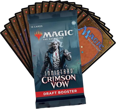 السحر: The Gathering Innistrad: Crimson Vow 3-Booster Draft Pack | 45 بطاقة سحرية in Saudi Arabia