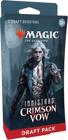 السحر: The Gathering Innistrad: Crimson Vow 3-Booster Draft Pack | 45 بطاقة سحرية in Saudi Arabia