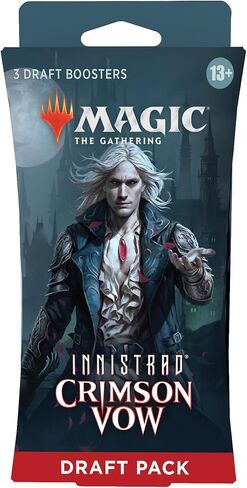 السحر: The Gathering Innistrad: Crimson Vow 3-Booster Draft Pack | 45 بطاقة سحرية in Saudi Arabia