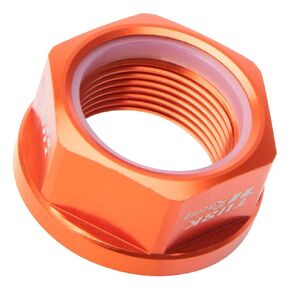 Tusk Nyloc صامولة المحور M25 X 1.50 برتقالي متوافق مع KTM 250 SX 2013-2022/300 XC 2014-2019/250 XC 2014-2019/350 XC-F 2013-2022 in Kuwait