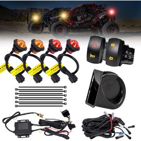 UTV Interior Dome Lights UTV Dome Light With Switch Roll Bar Mount Dome Light Battery Powered UTV Interior Lights fit UTV Polaris RZR ATV Can-Am Kawasaki Truck Car Off-road cab - white in Kuwait