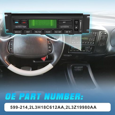 599-214 وحدة التحكم في المناخ لسخان مكيف الهواء متوافقة مع Ford F-150 1997-2003 # 2L3H18C612AA، 2L3Z19980AA in Kuwait