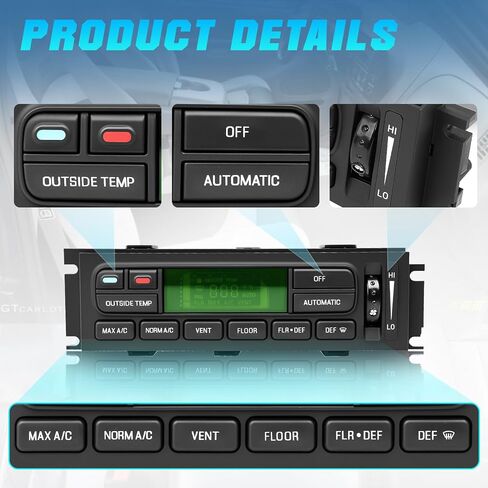 599-214 وحدة التحكم في المناخ لسخان مكيف الهواء متوافقة مع Ford F-150 1997-2003 # 2L3H18C612AA، 2L3Z19980AA in Kuwait