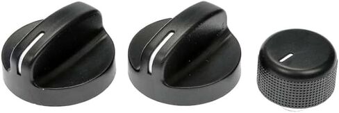 KarParts360 لـ دودج رام 2500/رام 3500 1994 1995 1996 1997 تشكيلة مقبض التحكم في درجة الحرارة | مصنوعة من البلاستيك/الفولاذ | أسود | مع 2 مقبض كبير و1 صغير | استبدال 4882482، 4882511 in Saudi Arabia