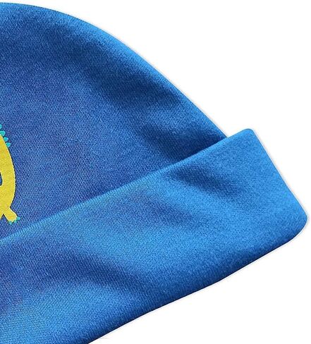 Newborn Baby Soft Cotton Organic Cap and Mitten Set Sunny Hats for Hospital Baby Boy and Girl(0-6 Months) in Saudi Arabia