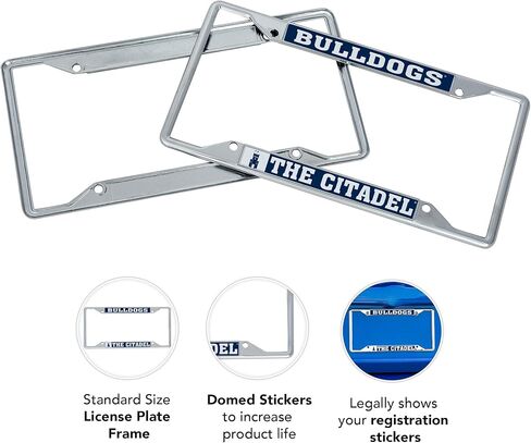 Desert Cactus The Citadel Car Accessories Metal License Plate Frame for Front or Rear of Car (Mascot 2 Pack) in Saudi Arabia