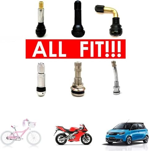 Tire Valve Stem Caps, Compatible with Ford Mustang Series Stem Cap Universal Car Air Cover Car Accessories for Cars, SUV, Truck, Motorcycles 4pcs （Black） in Saudi Arabia