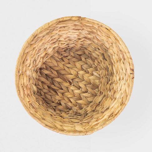 Wicker Trash Can with Lid | Wicker Trash Basket | Wicker Waste Basket for Bathroom, Bedroom, Kitchen, Living Room in Saudi Arabia
