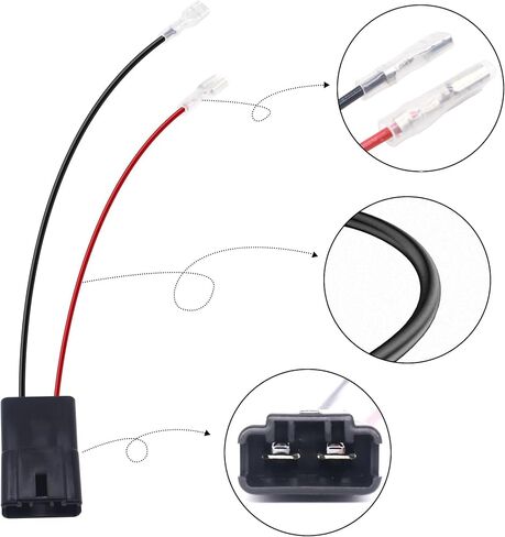 Fuel Pump Connector Wiring Harness Pigtail Plug Fuel Pump Harness Connector Plug Compatible with Honda Various Models (5PIN) in Saudi Arabia