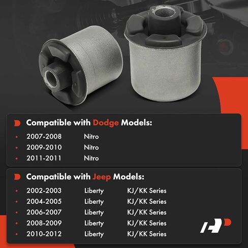 A-Premium 2 x Front Lower Control Arm Bushing Kit, Compatible with Jeep Liberty 2002-2012 & Dodge Nitro 2007-2011 in Saudi Arabia