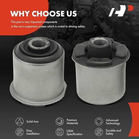 A-Premium 2 x Front Lower Control Arm Bushing Kit, Compatible with Jeep Liberty 2002-2012 & Dodge Nitro 2007-2011 in Saudi Arabia