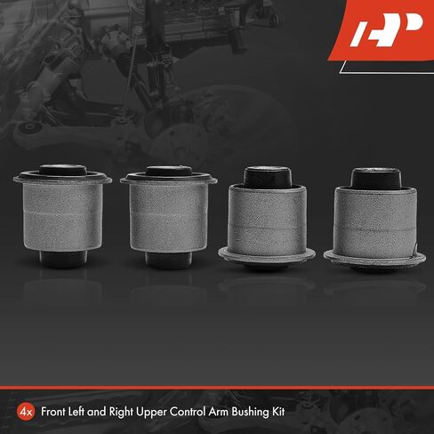 A-Premium 4 x Front Upper Control Arm Bushing Kit, Compatible with Nissan Frontier 2005-2019, Pathfinder 2005-2012, Titan, Armada, Pathfinder Armada, Xterra & Infiniti QX80, QX56 & Suzuki Equator in Saudi Arabia